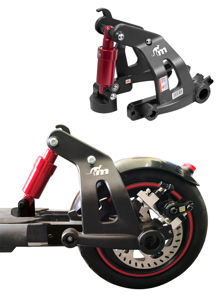 Kit Sospensione Monorim Per Xiaomi M365 E Modelli Pro - Nero/rosso | Portata Fino 120 Kg | Include Molle E Chiave - Foto 4